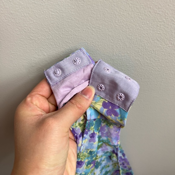 VS Blue Floral Bodysuit - Picture 7 of 14